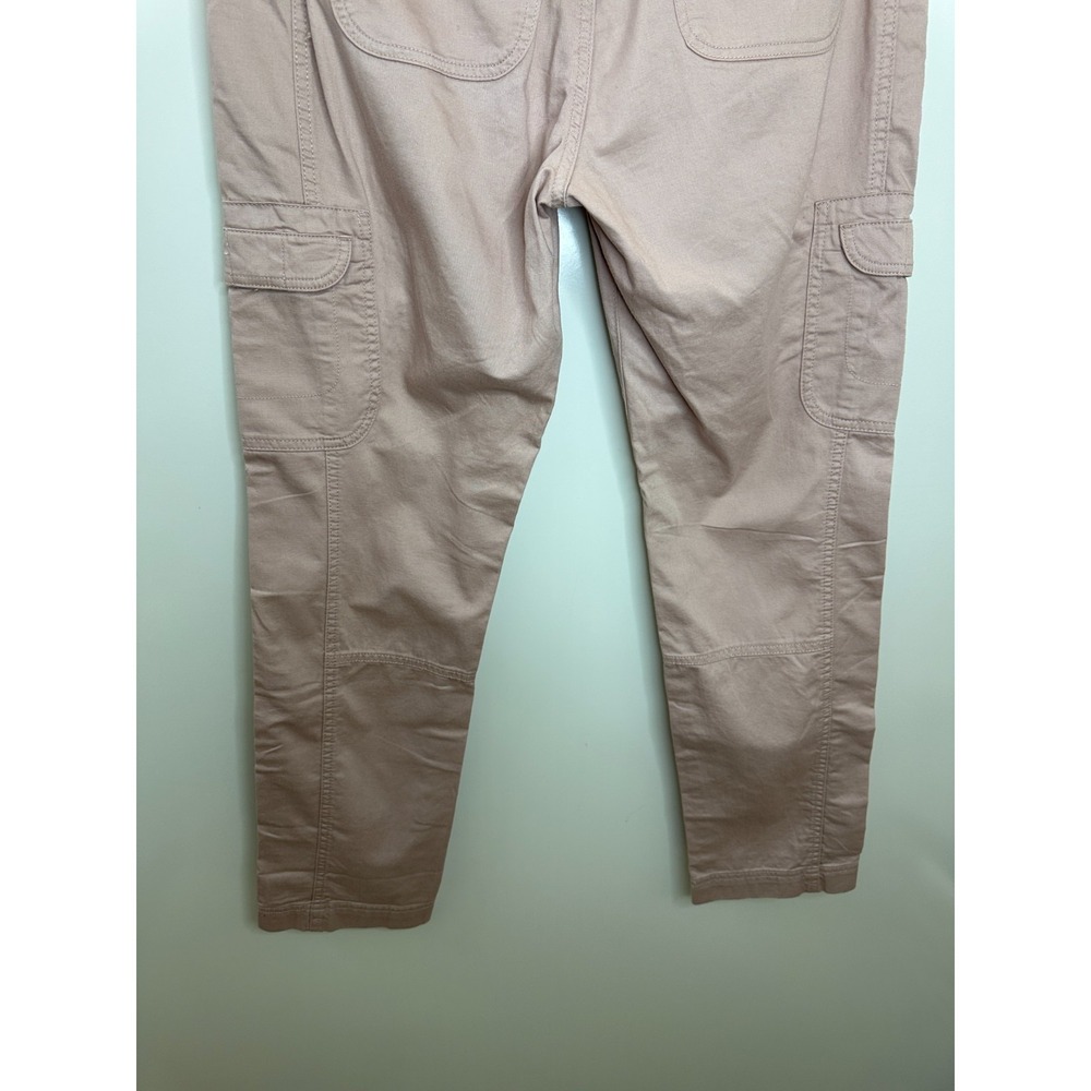 Eddie Bauer Dusty Rose Pink Cotton Twill Cargo Utility Pants Size 10 NWOT Hiking - Picture 11 of 13